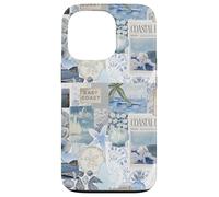 East Coast Coastal Ocean Seashell Starfish Collage Aesthetic Case for iPhone 13 Pro