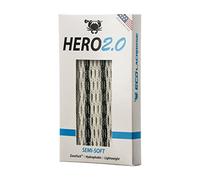 East Coast Dyes ECD Lacrosse Hero2.0 Semi-Soft Lacrosse Mesh Striker Black
