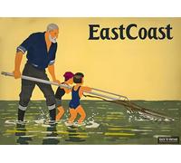 East Coast Fisherman Travel Poster - A4 Wall Art, Wanderlust Print, Inspirational World Map, Vintage City, Retro Poster, Home Decor for Living Room, Office, Gift Idea for Travel Lovers