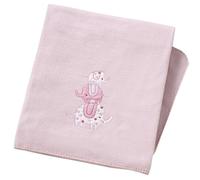 East Coast Fleece Blanket - Elephant Spot Pink