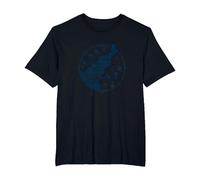 East Coast Nautical Compass Design for Beach Lovers T-Shirt, Men's Big and Tall, Black, 2X Tall
