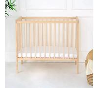 East Coast Space Saver Cot with Mattress Bundle - Natural