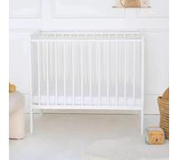 East Coast Space Saver Cot with Mattress Bundle - White