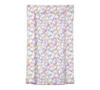 East Coast Watercolour Hearts Baby Changing Mat 74 x 46 cm