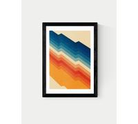 East End Prints Abstract Framed Art Black