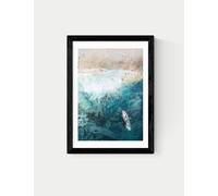 East End Prints Azure Walk Framed Art Black