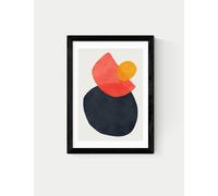 East End Prints Balance Framed Art Black