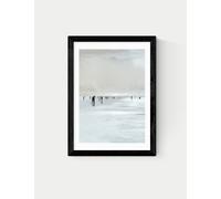 East End Prints Beachy Landscape Rectangle Framed Art Black