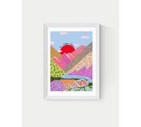 East End Prints Bigger Picture Framed Art White