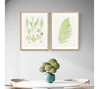 East End Prints Botan Vintage Oak Frame Art Print - A2