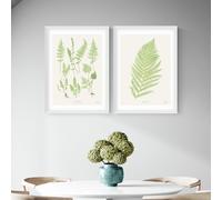 East End Prints Botan Vintage White Frame Art Print - A3