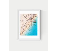 East End Prints By The Sea Framed Art White
