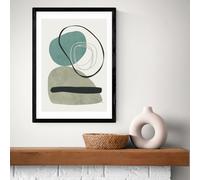 East End Prints Calo Black Frame Art Print - A3