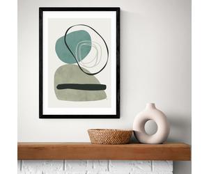 East End Prints Calo Black Frame Art Print - A3