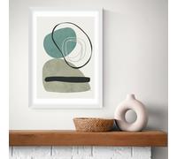 East End Prints Calo White Frame Art Print - A2