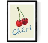East End Prints Cheri Black Frame Art Print - A3