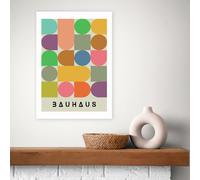 East End Prints Colourful Bauhaus Art Print - A2