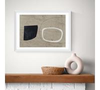 East End Prints Comfort White Frame Art Print - A2