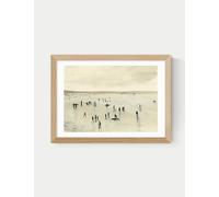 East End Prints Croyde Framed Art Print Natural