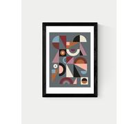 East End Prints Graphic IX Framed Art Print Black