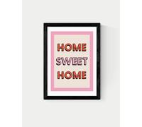 East End Prints Home Sweet Home Framed Art Black