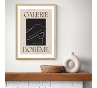 East End Prints La Vie Boheme Oak Frame Art Print - A2