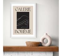 East End Prints La Vie Boheme White Frame Art Print - A2