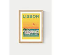 East End Prints Lisbon Framed Art Print Natural