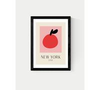 East End Prints New York Framed Art Print Black