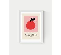 East End Prints New York Framed Art Print White
