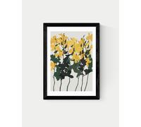 East End Prints Orchids 7 Framed Art Print Black