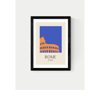 East End Prints Rome by Inoui Framed Art Print Black