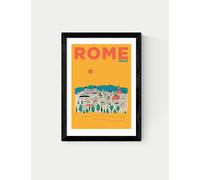 East End Prints Rome Framed Art Black