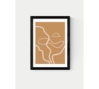 East End Prints The Line Framed Art Black