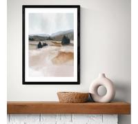 East End Prints The Ranch Black Frame Art Print - A3