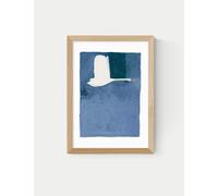 East End Prints The Swan ll Framed Art Print Natural