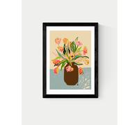 East End Prints Tulips Framed Art Print Black