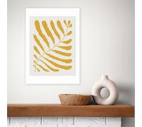 East End Prints Yellow Plant Art Print - A3