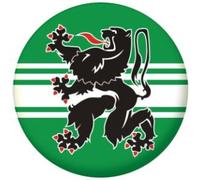 East Flanders Province Flag Belgium 58mm Button Badge
