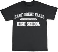 East Great Falls High School T-Shirt Cotton Pie American(Large)