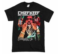 East-hai-buy Chief Keef Graphic Tee Fashion Men Women Cotton Short Sleeve T-Shirt Top