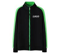 East-hai-buy Custom Logo Fleece Jacket Coat Company Work Clothes Casual Zipper Sports Sweatshirt Autumn Winter Warm Sweater Personalized Fashion Outerwear Color1,XL