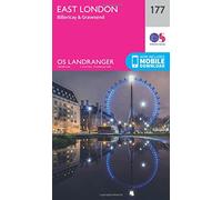 Landranger 177 East London, Billericay & Gravesend Map With Digital Version - Pink, Pink One Size
