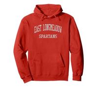 East Longmeadow High School HS East Longmeadow MA Vintage Sp Pullover Hoodie