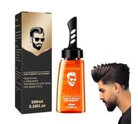 East Moon Hair Oil Head Gel,2 in 1 Hair Wax Gel with Comb,One-Comb Shaping-Styling Gel Comb,Men's Grooming gel,Create Trendy Hairstyles Quickly