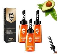 East Moon Hair Oil Head Gel,2 in 1 Hair Wax Gel with Comb,One-Comb Shaping-Styling Gel Comb,Men's Grooming gel,Create Trendy Hairstyles Quickly
