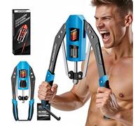 EAST MOUNT Twister Arm Exerciser - Adjustable 22-440lbs Hydraulic Power, Home Chest Expander, Shoulder Muscle Training Fitness Equipment, Arm Enhanced Exercise Strengthener (Black&Blue)