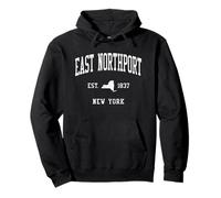 East Northport NY Vintage Athletic Sports JS01 Pullover Hoodie