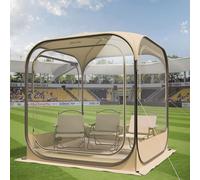 EAST OAK Clear Tent for Sport Events, Fishing & Outdoors | Pop Up Bubble Tent Instant Sun & Rain Shelter | No Condensation, Spacious Interior, Ultra Visibility | All Weather Protection | 2-3 Persons