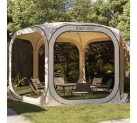 EAST OAK Pop Up Tent Large 8-10 People for Camping, Garden, Patio, Pop Up Tent, Waterproof, Bubble Tent, Tent Reactive Outdoor, UPF 50+ UV Protection, 360° Ventilation, Anti Mosquito, with Carry Bag,